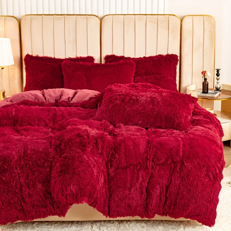 Plush Zippered Duvet Cover Set – Soft All-Season Bedding