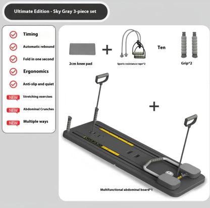 Multi-Functional Fitness Board – Automatic Rebound Ab Wheel
