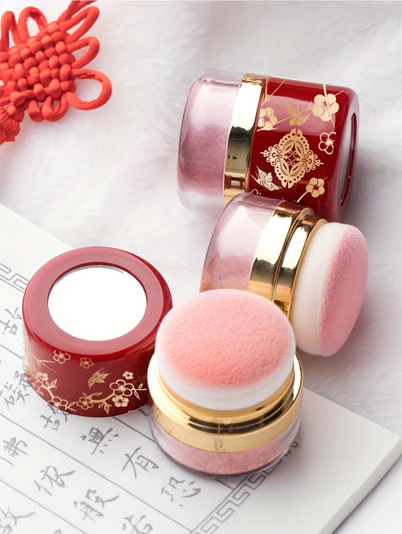 ROUSE 3 Color Blush Palette – Natural Coral & Pink Face Powder