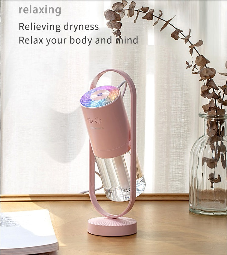 Magic Shadow USB Air Humidifier with Projection Night Light – Mini Ultrasonic Mist Diffuser