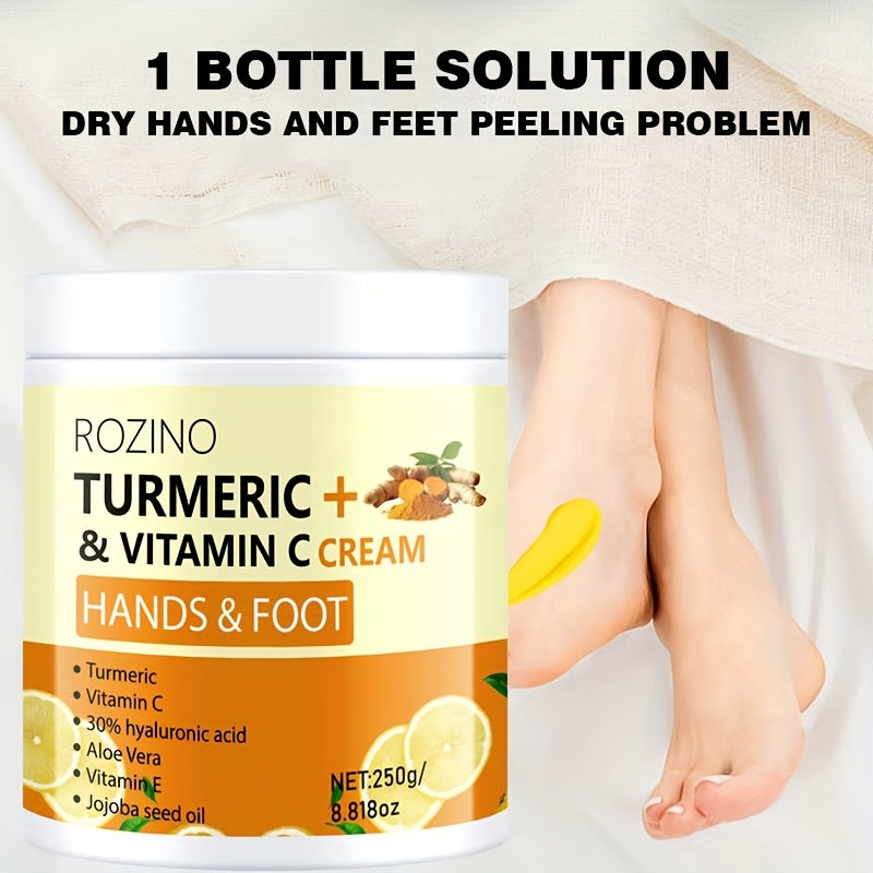 ROZINO Turmeric Moisturizing Cream for Dry Areas 250g