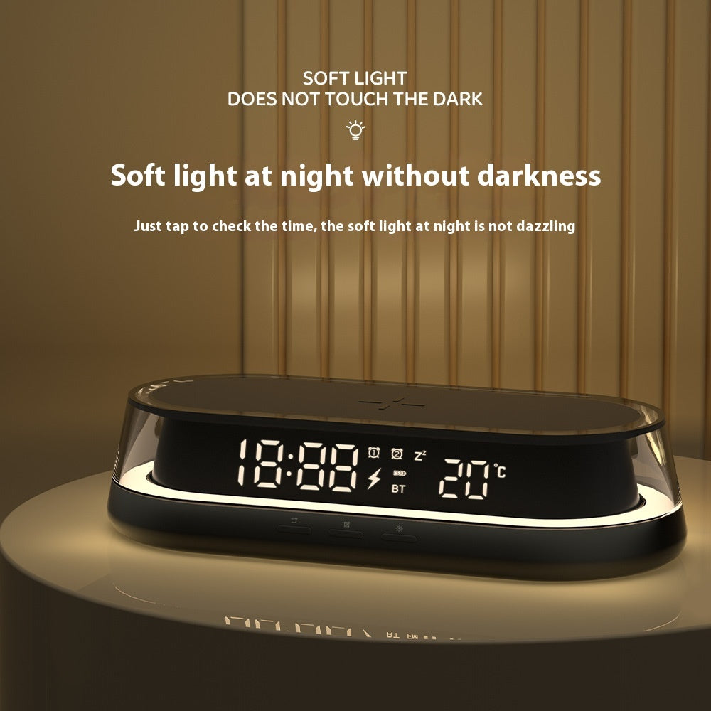 Wireless Charger Night Lamp – 2-in-1 Bedside Light & Fast Charging Station
