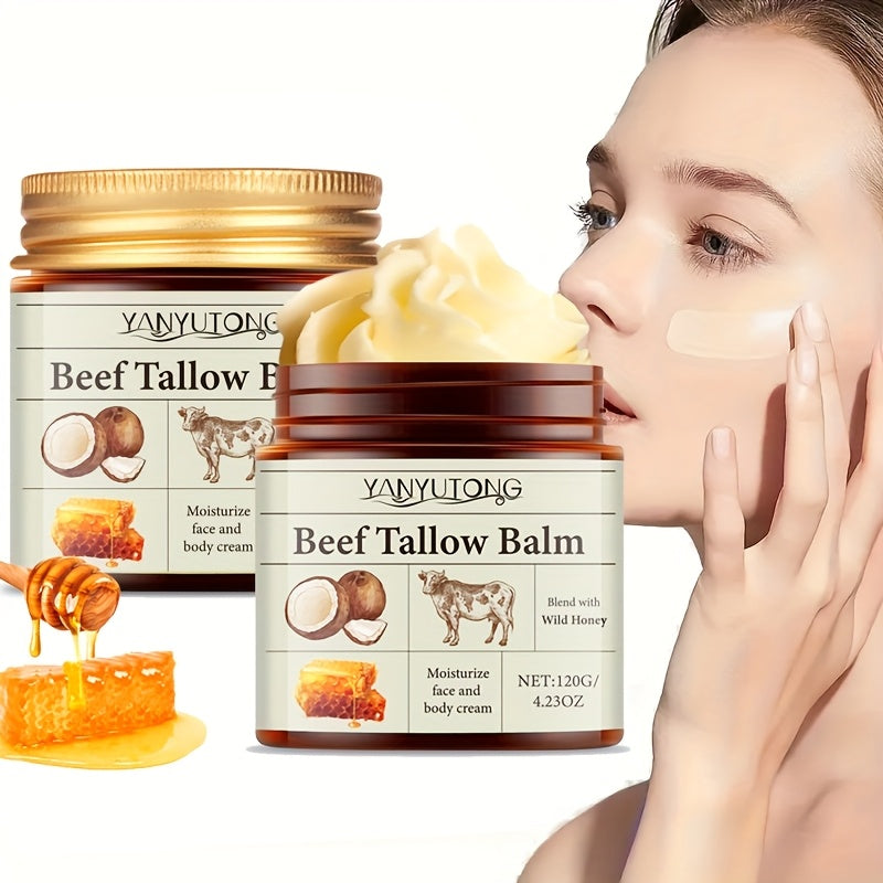 YANYUTONG Grass-Fed Tallow & Honey Body Balm 120g
