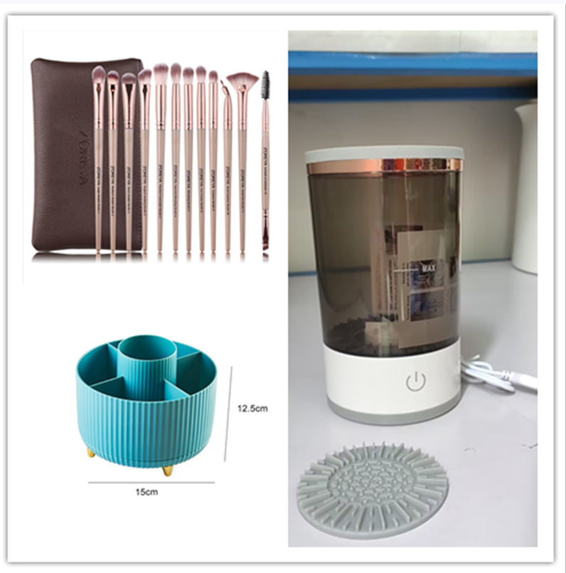 USB Electric Makeup Brush Cleaner Portable Spinner