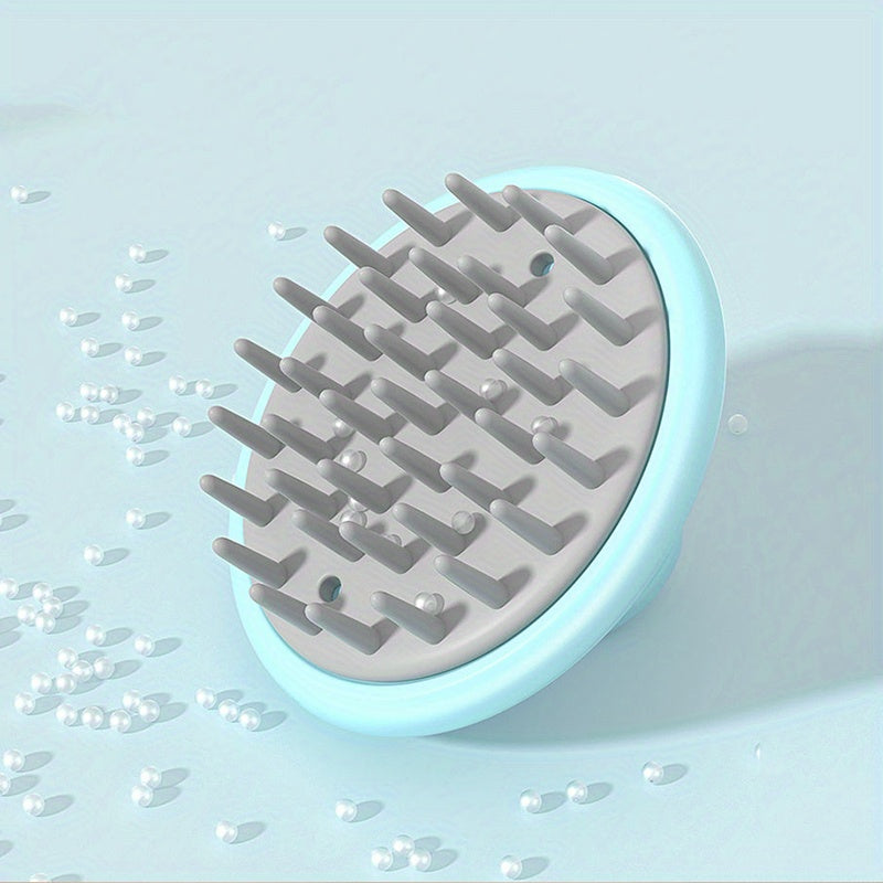 Shampoo Scalp Massage Brush – Manual Hair Care Comb for Wet & Dry Use