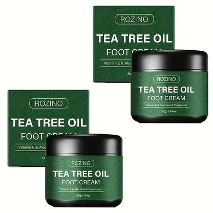 ROZINO Tea Tree & Aloe Vera Foot Cream 2-Pack