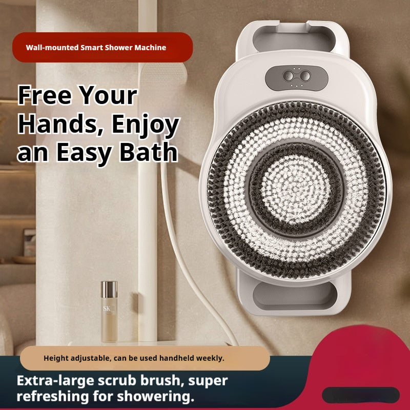 Electric Shower Scrubber – Fully Automatic Body & Back Scrubber with 3 Gears