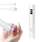 2-in-1 Nail Art Tool – Mini UV Light & Nail Stamper