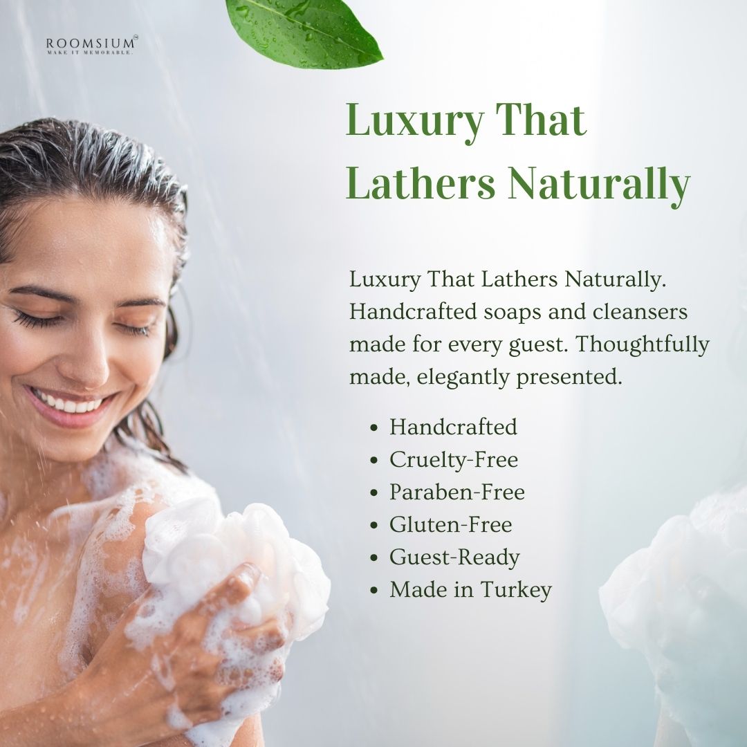 Olive Oil Guest Soaps – 40 Mini Bars for Guest Bathrooms