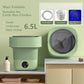 Portable Folding Washing Machine for Small Loads – Compact Mini Washer for Apartments, Dorms, RVs & Travel