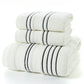 Pure Cotton Bath Towel Set – Soft Jacquard Towels & Large Bath Towel (3-Piece Set)