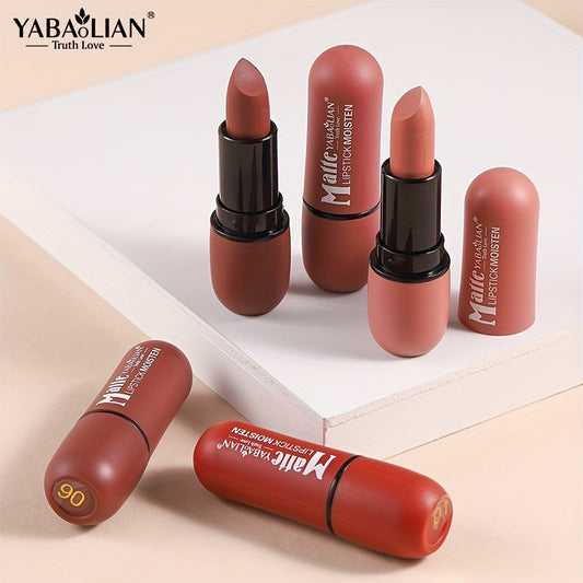 6-Color Matte Velvet Lipstick Set – Long-Lasting Lip Tint Collection