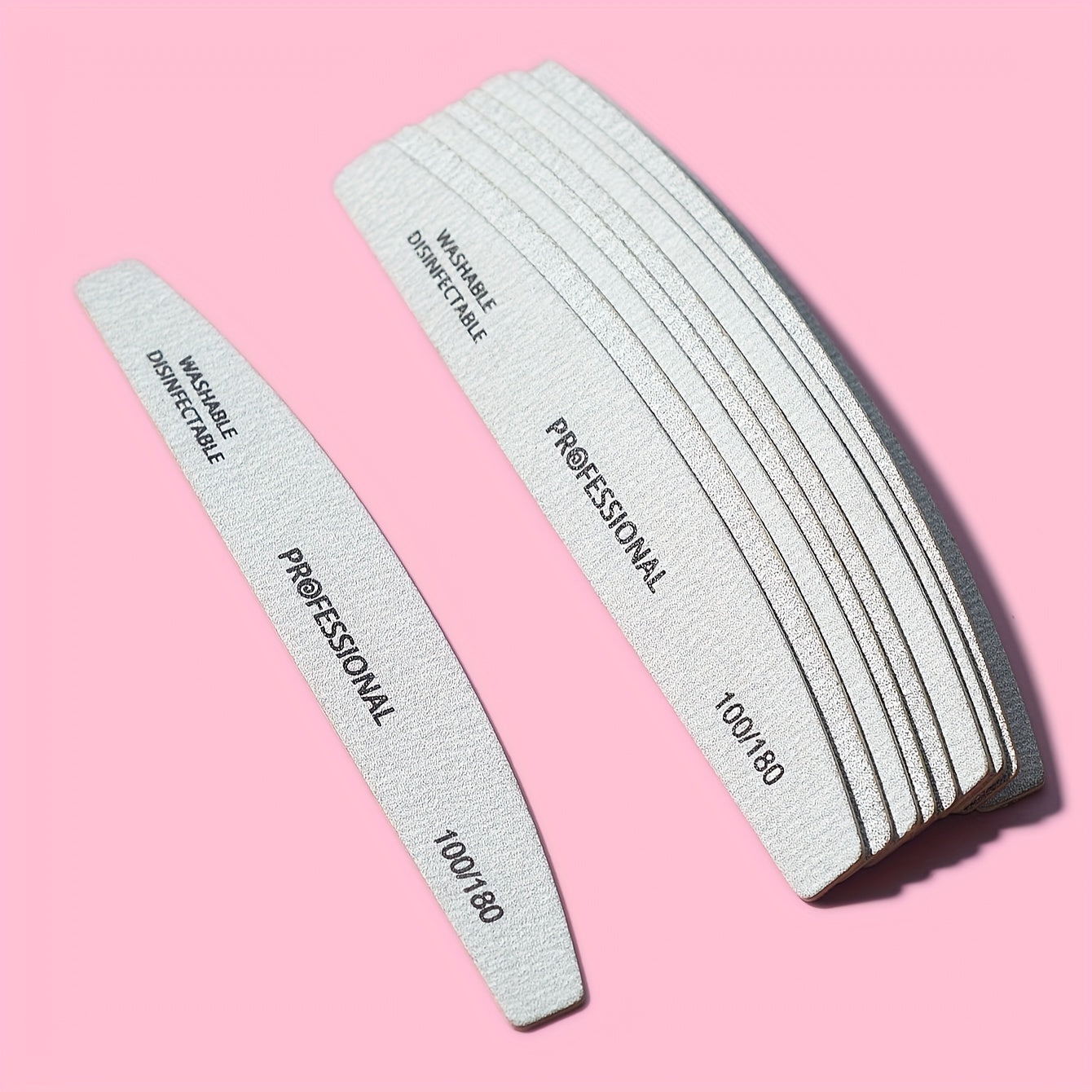 10PCS Nail File Buffer – Professional Emery Manicure Files
