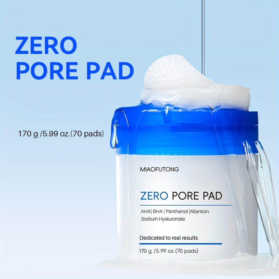 Zero Pore Exfoliating Facial Pads – Deep Cleansing & Hydration