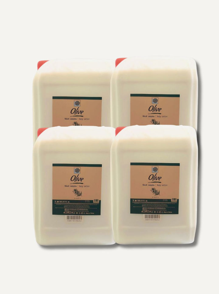 Roomsium Bulk Body Lotion For Guest Bathrooms 4x1.3 Gallon (5L) by Roomsium for people and prepared rooms