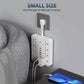 14-in-1 Power Strip with 8 AC Outlets, 4 USB-A & 2 USB-C Ports | 110–130V | Independent Switch & Overload Protection