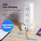 SUPERDANNY 12-Outlet Power Strip Tower with USB & Surge Protection – 35W Fast Charging Station