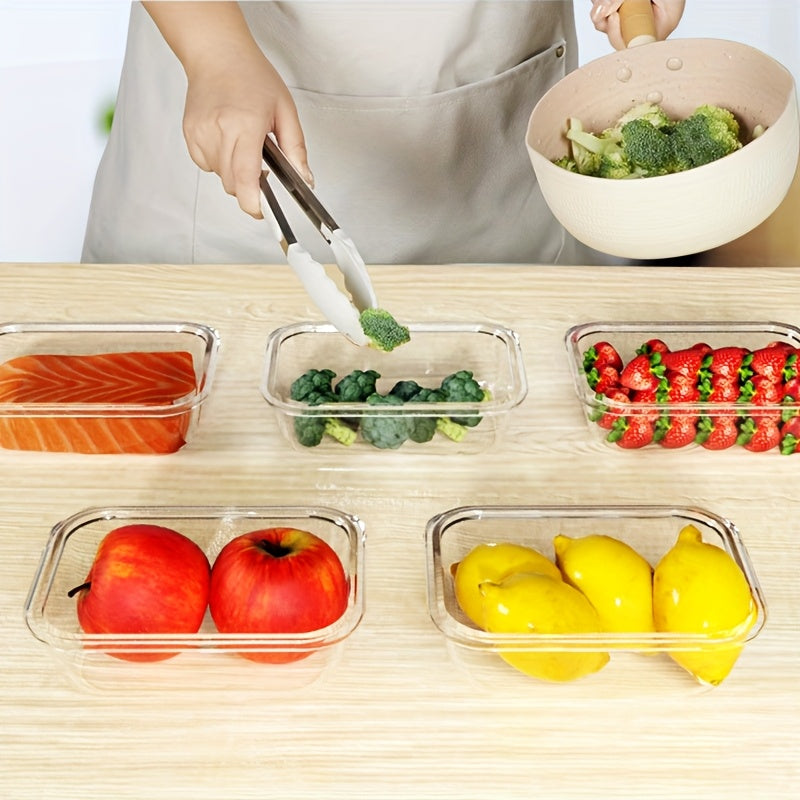 20-Piece Stackable Glass Food Storage Containers – 10 Containers with 10 Lids | Oven, Microwave & Dishwasher Safe