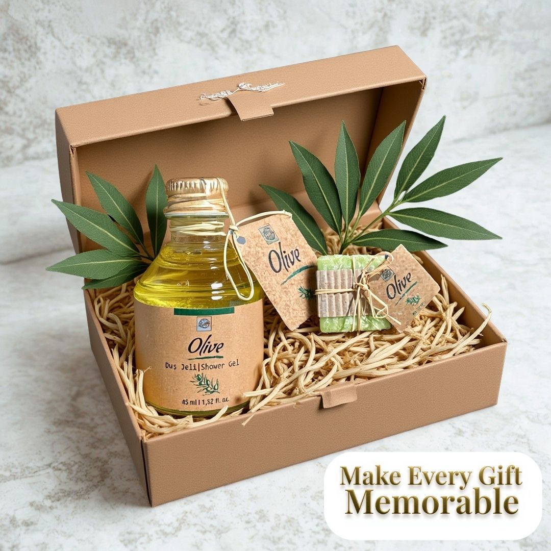 Roomsium Olive 75-Piece Toiletries Set | Travel Size Guest Amenities