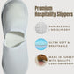 Roomsium 30 Pairs White Disposable Slippers | Roomsium Hotel & Spa Guest Amenities