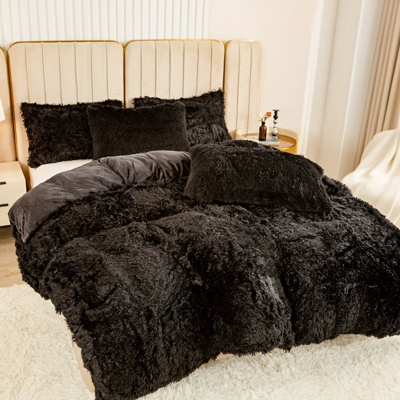 Plush Zippered Duvet Cover Set – Soft All-Season Bedding