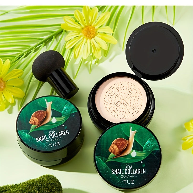 Snail Collagen CC Cream Cushion – Moisturizing Natural Coverage