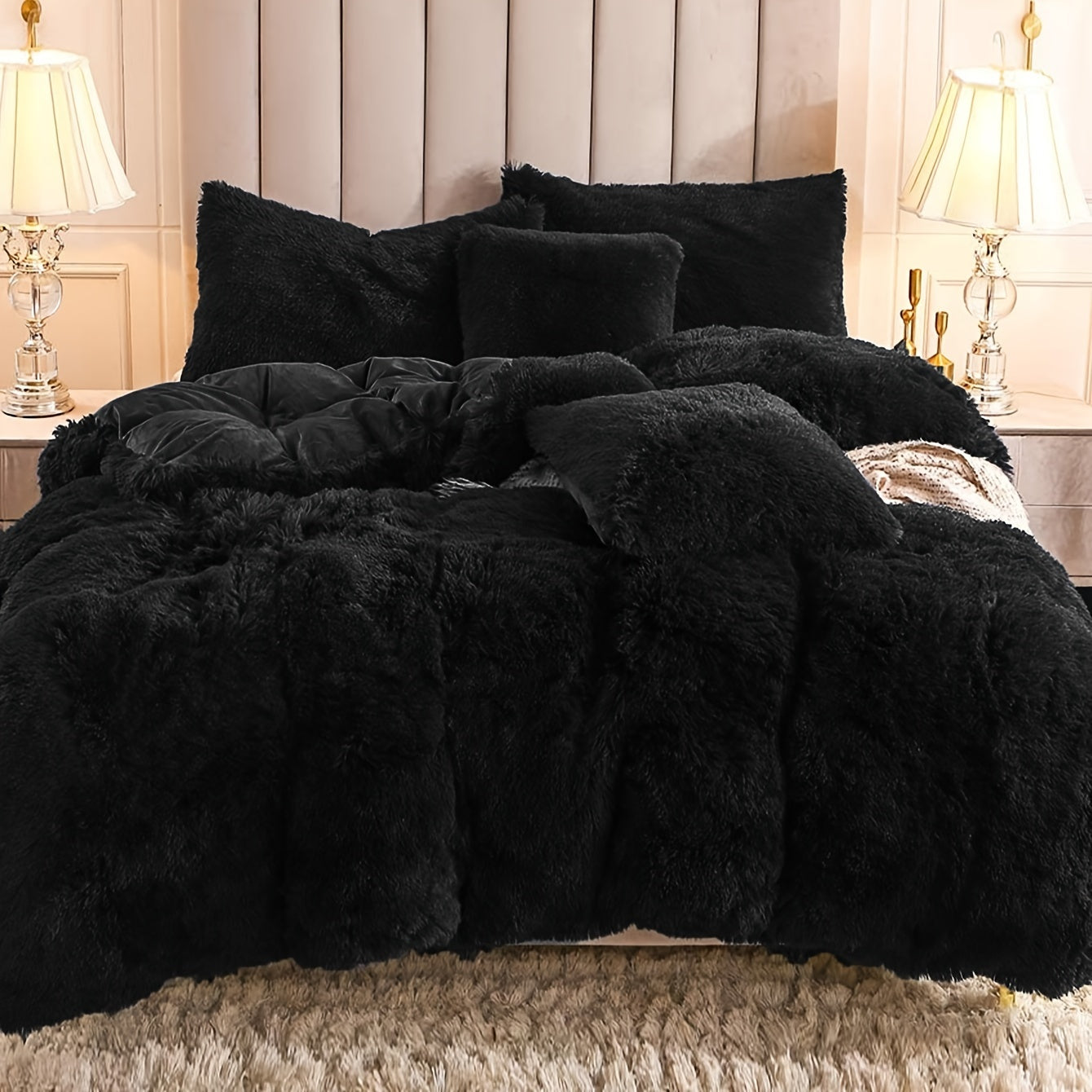 Plush Zippered Duvet Cover Set – Soft All-Season Bedding