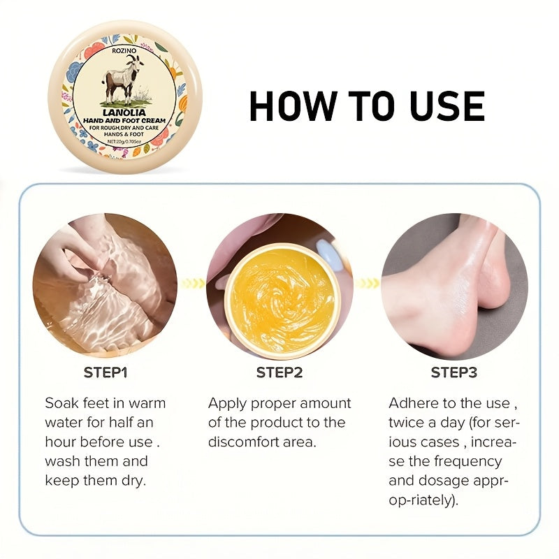 ROZINO Lanolin Moisturizing Cream with Hyaluronic Acid