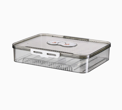 Transparent Dumpling Storage Box with Lid – Stackable Plastic Food Organizer (1pc)