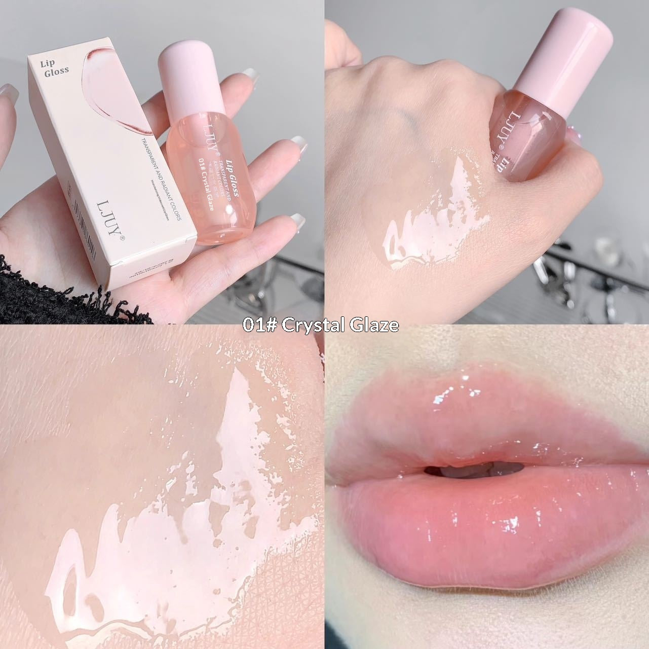 LJUY Lip Oil – Translucent & Illusionary Color Lip Gloss - Roomsium