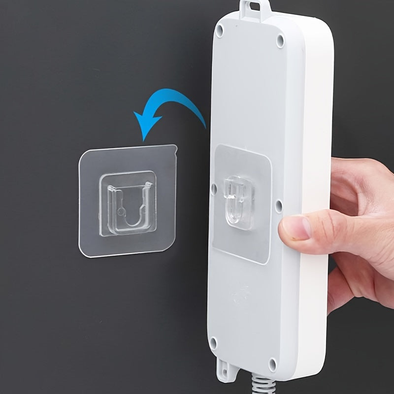 10-Pack Adhesive Wall Hooks – No-Drill Waterproof Utility Hooks for Kitchen & Bathroom