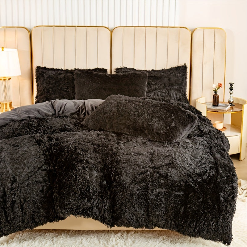Plush Zippered Duvet Cover Set – Soft All-Season Bedding