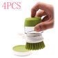 Dishwashing & Pot Washing Brush with Liquid Soap Base – Anti-Slip Tableware Cleaner