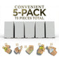 Roomsium Olive 75-Piece Toiletries Set | Travel Size Guest Amenities