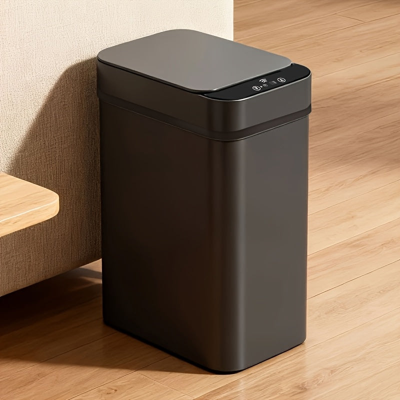 2 Pack Motion Sensor Trash Can Slim Bathroom Bin