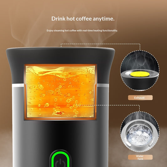 Portable Electric Capsule Coffee Machine – Mini Espresso Maker - Roomsium