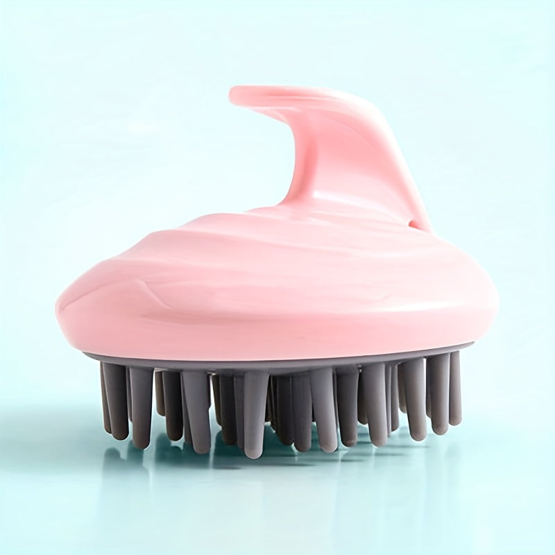 Shampoo Scalp Massage Brush – Manual Hair Care Comb for Wet & Dry Use