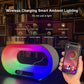 3-in-1 LED Night Light with Wireless Charger & Alarm Clock (RGB, App Control)