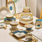 Nordic Style Ceramic Tableware Set – 29 or 47 Pieces of High-End Dinnerware