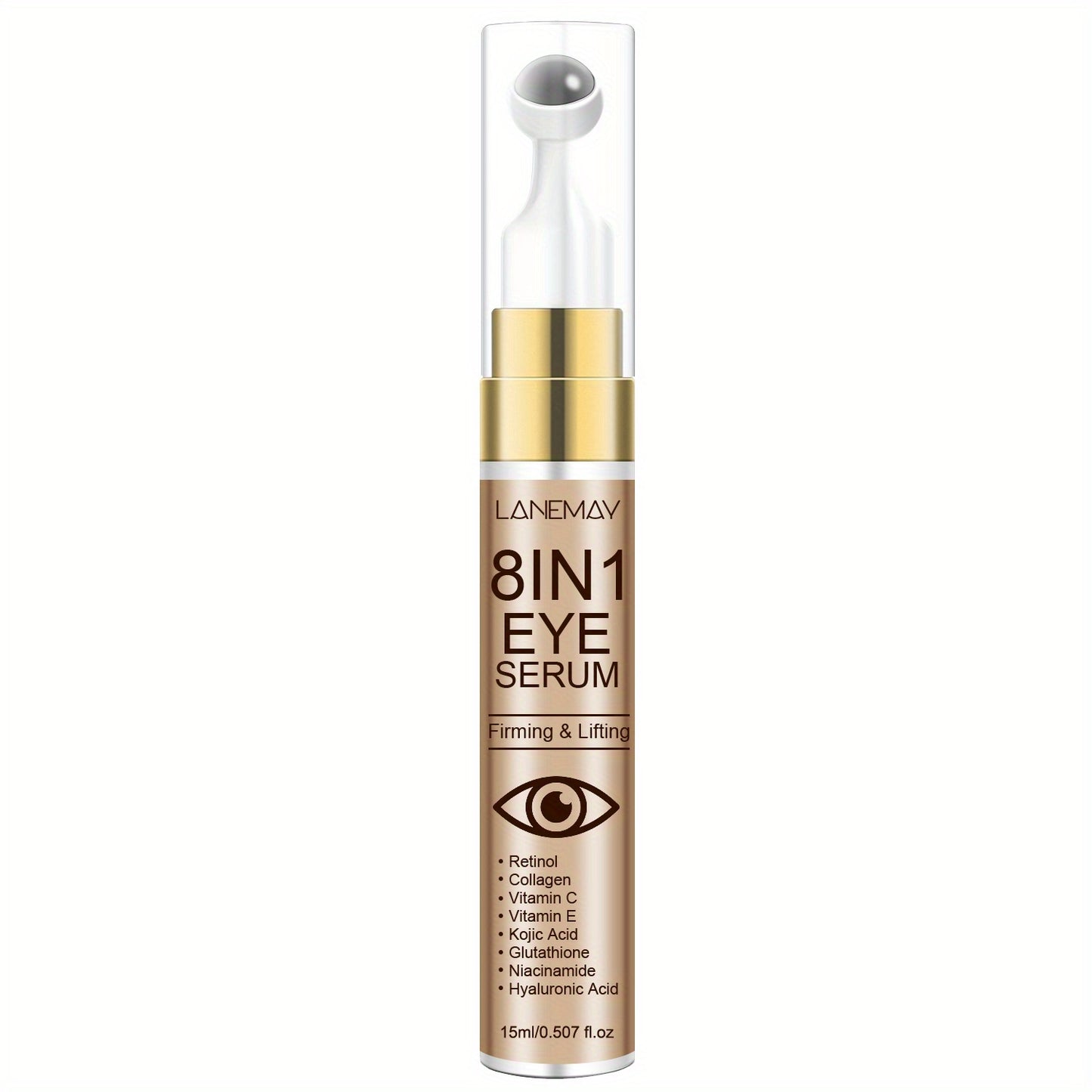 lanemay 8-in-1 Hydrating Eye Serum – Niacinamide, Collagen & Hyaluronic Acid Eye Care