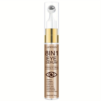 lanemay 8-in-1 Hydrating Eye Serum – Niacinamide, Collagen & Hyaluronic Acid Eye Care