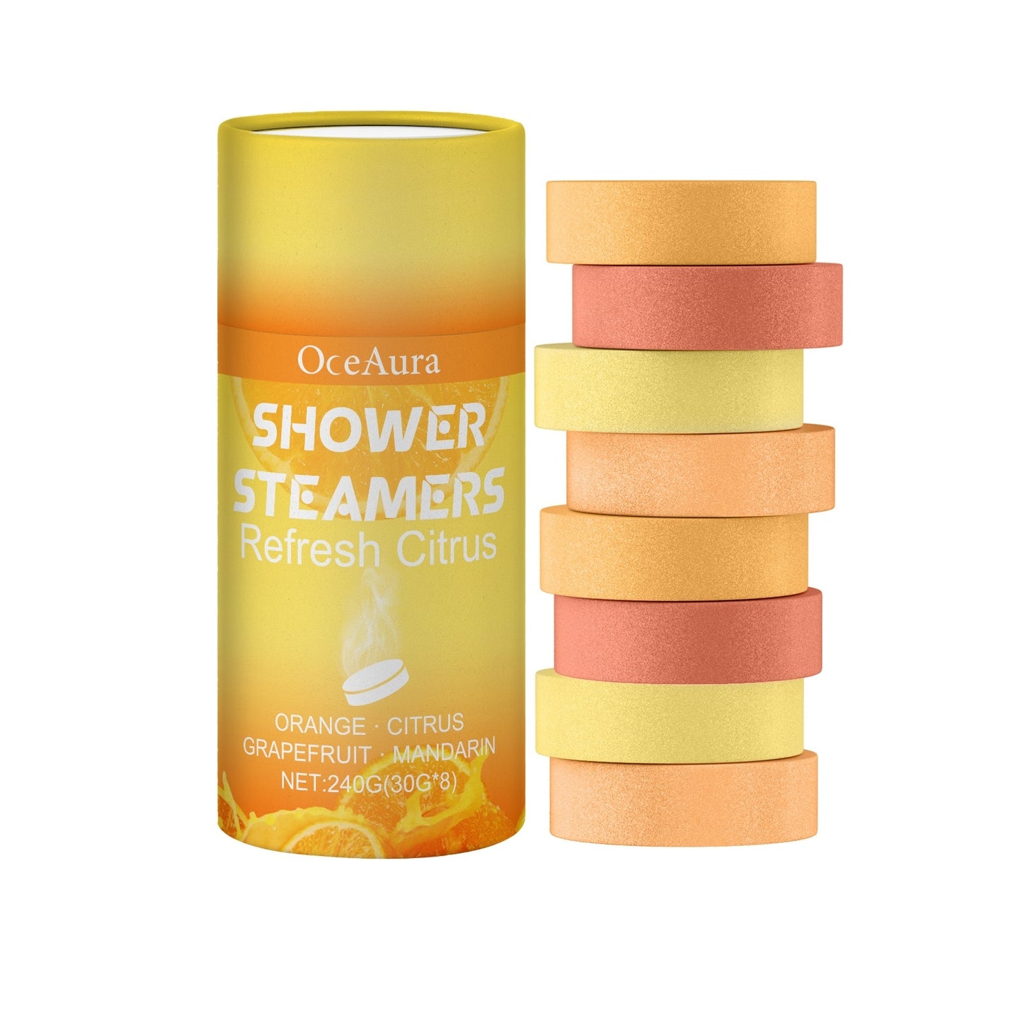 Shower Steamers Refresh Citrus – Aromatherapy Shower Tablets (Assorted Scents)