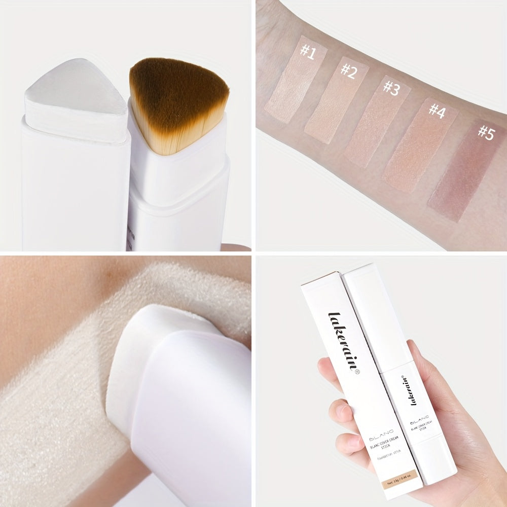 Color-Adapting Foundation Stick – Matte Coverage with Dual Brush