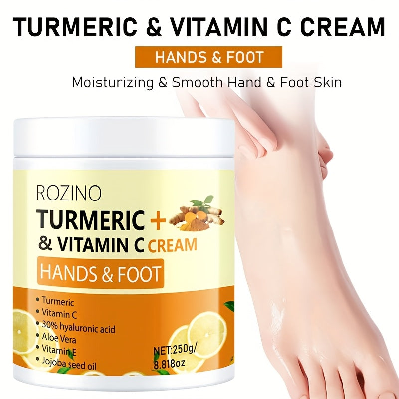 ROZINO Turmeric Moisturizing Cream for Dry Areas 250g