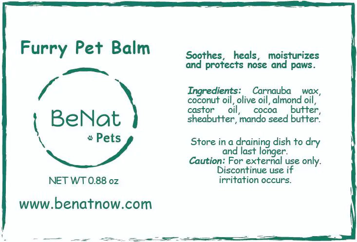 Natural Dog Paw & Nose Balm – Moisturizing, Soothing & Protective (0.9 oz)