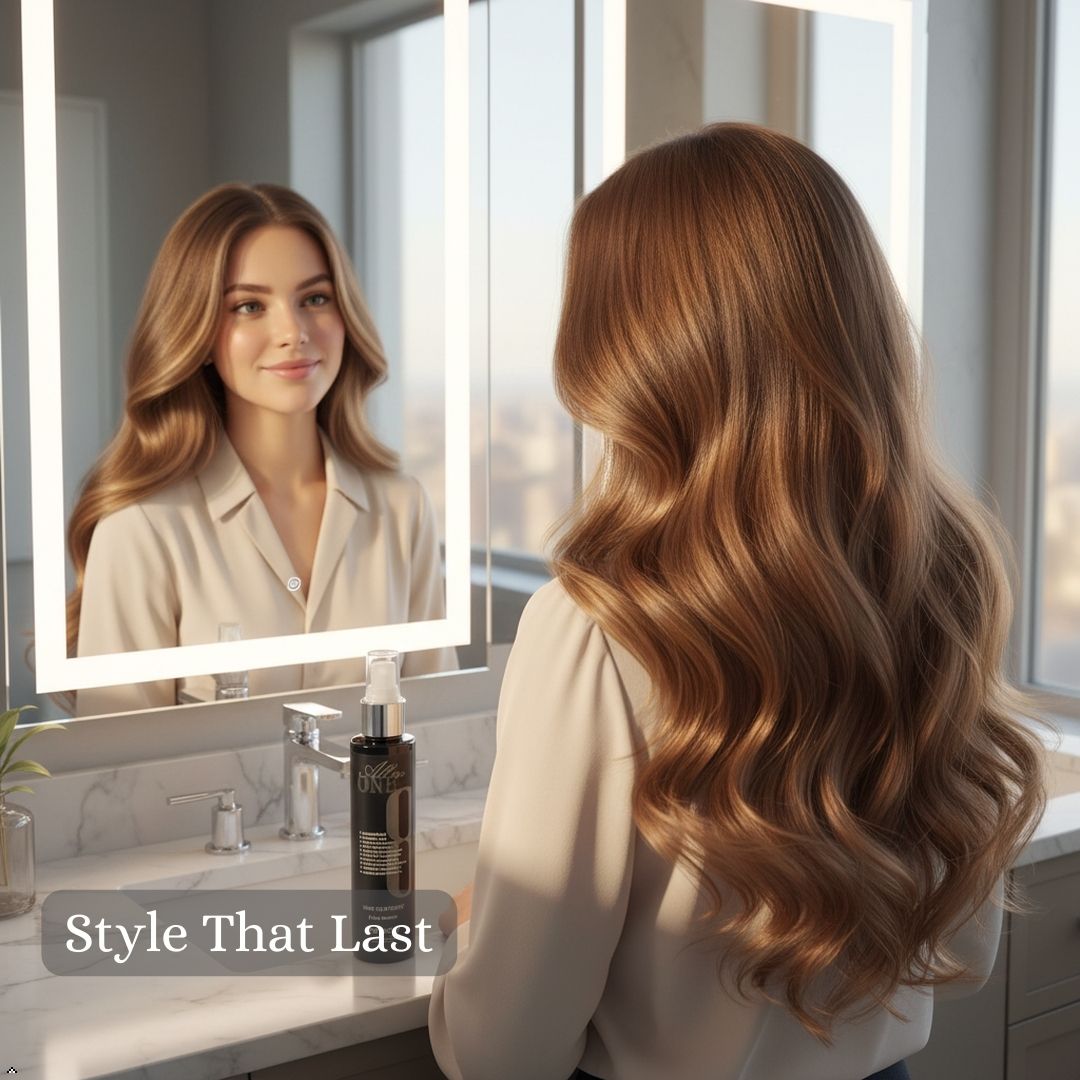 All-In-One Hair Treatment Spray – Repair, Heat Protection & Frizz Control