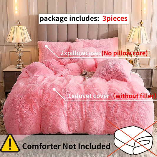 Plush Zippered Duvet Cover Set – Soft All-Season Bedding
