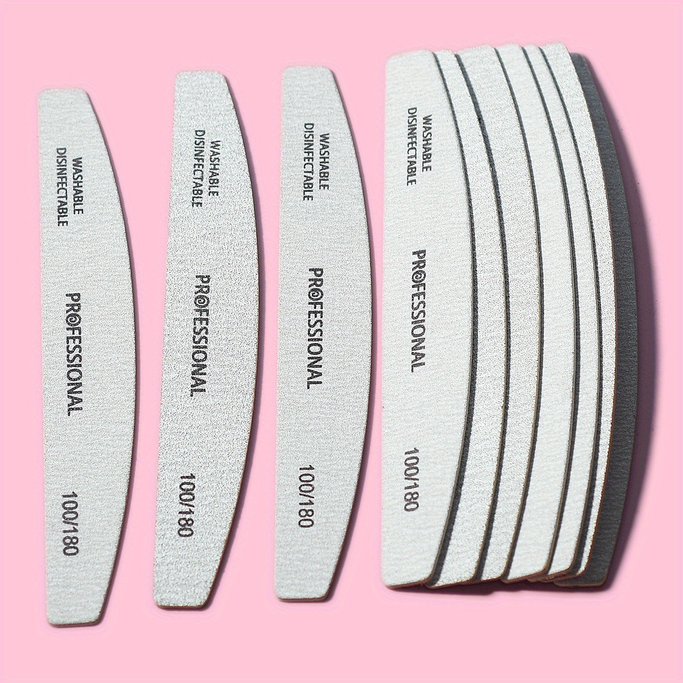 10PCS Nail File Buffer – Professional Emery Manicure Files