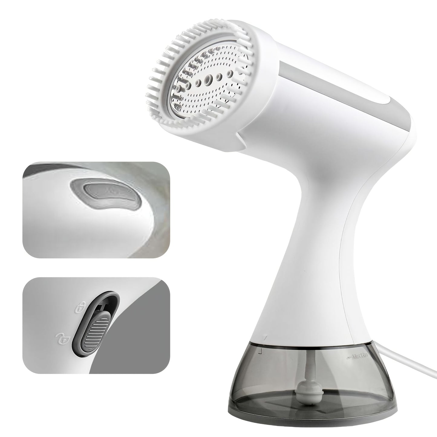 1100W Handheld Garment Steamer – Fast Heat Travel Clothes Steamer
