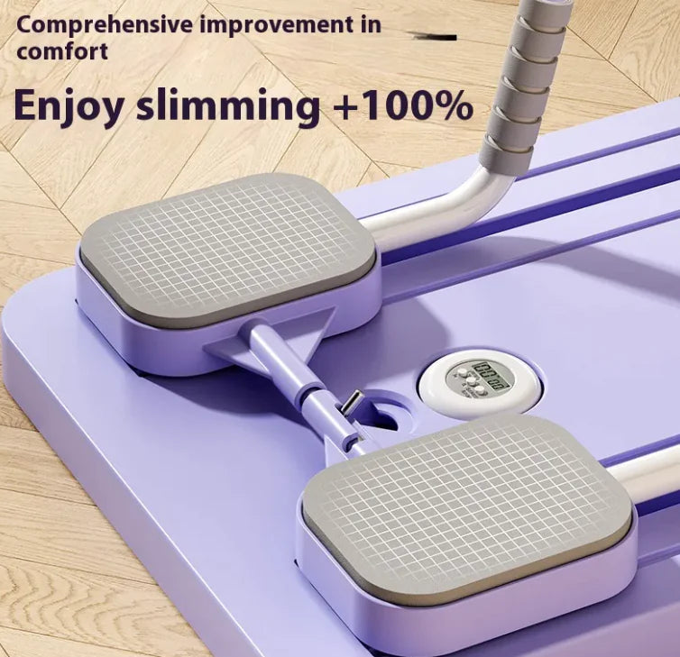 Multi-Functional Fitness Board – Automatic Rebound Ab Wheel
